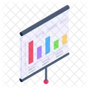 Projector Screen Business Projector Statistical Screen Icon
