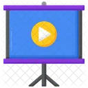 Projector Screen Projector Media Player Icon