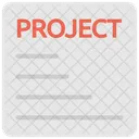 Projekt Geschaftsprojekt Projektdetails Symbol