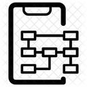 Projektablauf Flussdiagramm Prozess Symbol