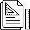 Produkt Dokumentation Studie Symbol