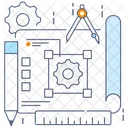 Projektablauf Schema Projektentwicklung Symbol