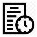 Aufgabenfrist Projektfrist Zeitlimit Icon