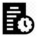 Aufgabenfrist Projektfrist Zeitlimit Icon