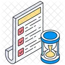 Projekttermin Frist Zeitmanagement Symbol