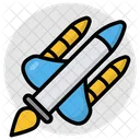 Projektil Rakete Geschoss Icon