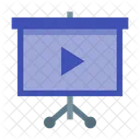 Monitor Film Prasentation Icon