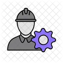 Projektmanager Bau Management Symbol