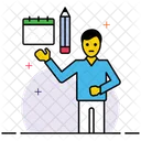 Projektmanager Business Analyst Programmmanager Symbol