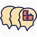 Projektmanagement Projektressourcen Projektteam Symbol