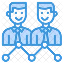 Geschaftsmann Analytik Fortschritt Symbol
