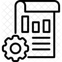 Projet Document Statistiques Icône