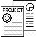 Projet Travail Gestion Icône