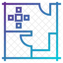 Mapa Planta Edificios Ícone