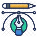 Botao Design Lapis Ícone
