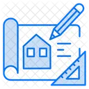 Projeto de construção  Ícone