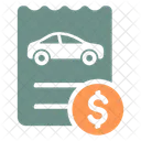 Conta Aluguel De Carro Carro Ícone