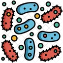 원핵생물 박테리아  아이콘