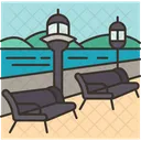 Promenade Boardwalk Seaside Icon