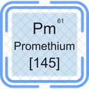 Promethium Tableau Periodique Chimie Icône