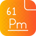 Promethium Periodic Table Chemistry Icon