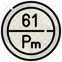 Promethium  Symbol