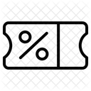 Promo Code Coupon Sale Icon