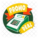 Promo Deal Offer Cash Machine Icon