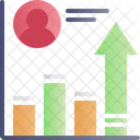 Promocao De Carreira Perfil Grafico Ícone