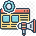 Promocion Digital Marketing Icono