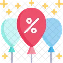 Promocion Publicidad Globo Icono