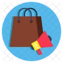 Promocion De Compras Anuncio De Compras Bolso Icono