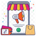 Marketing Movil Marketing Digital Anuncios Moviles Icono
