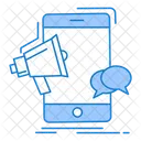 Promocion Movil Marketing Movil Promocion Por Megafono Icono