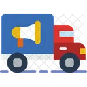Promoting Truck Advertisement Vehicle Ads Vehicle Icon