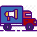 Promoting Truck Advertisement Vehicle Ads Vehicle Icon