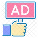 Promotion Advertising Hand Icon