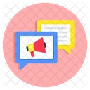 Promotion Chat Marketing Chat Publicity Chat Icon