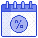 Promotion Date Percentage Icon