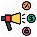 Promotion Sale Marketing Gift Discount Icon