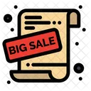 Big Sale Promotional Offer Sale Advertisement Icon