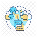 Cooperation Learning Promotive Interaction Icon