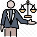 Promotor Caso Justica Ícone