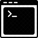 Prompt De Comando Web Terminal Ícone