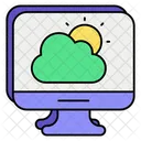 Pronóstico del tiempo en línea  Icono