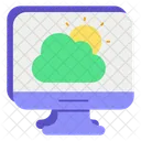 Pronóstico del tiempo en línea  Icono