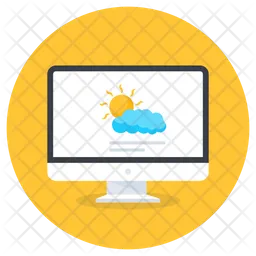 Pronóstico del tiempo en línea  Icono