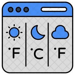 Pronóstico del tiempo en línea  Icono