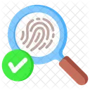 Proof Crime Fingerprint Icon