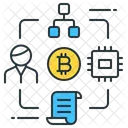 Proof Of Elapsed Time Bitcoin Data Icon